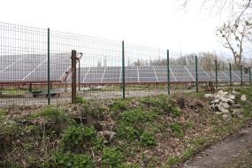 Solar panels in Chernobyl