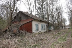 Abandoned house in Chernobyl