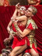 General rehearsal of the ballet "Spartak" in Kharkov