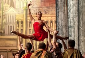 General rehearsal of the ballet "Spartak" in Kharkov