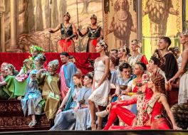 General rehearsal of the ballet "Spartak" in Kharkov