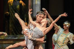 General rehearsal of the ballet "Spartak" in Kharkov
