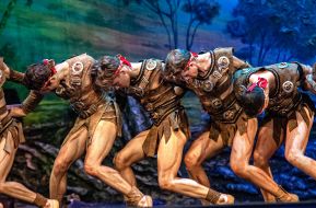 General rehearsal of the ballet "Spartak" in Kharkov