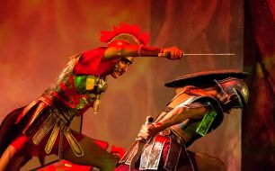 General rehearsal of the ballet "Spartak" in Kharkov