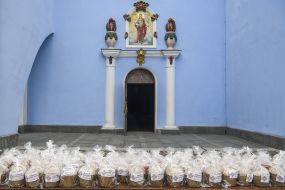 Consecration of Easter cakes for the military