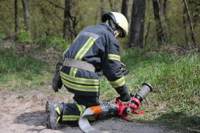 Specialized trainings of Kyiv rescue and communal services for counteraction and liquidation of consequences of forest fires