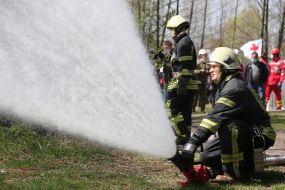 Specialized trainings of Kyiv rescue and communal services for counteraction and liquidation of consequences of forest fires