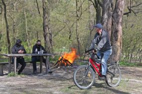 Specialized trainings of Kyiv rescue and communal services for counteraction and liquidation of consequences of forest fires