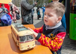 Trolleybus parade in Kharkiv