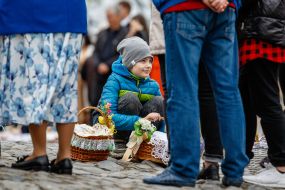 Освячення великодніх кошиків