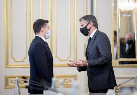 Volodymyr Zelenskyy, Entoni Blinken