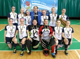 "Silver" winners of the Ukrainian Floorball Championship of Skala FLK (Melitopol)