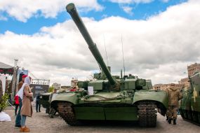 Exhibition of military equipment and retro equipment in Kharkiv