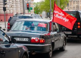 Exhibition of military equipment and retro equipment in Kharkiv