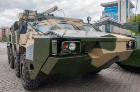 Exhibition of military equipment and retro equipment in Kharkiv