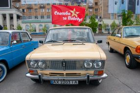 Exhibition of military equipment and retro equipment in Kharkiv