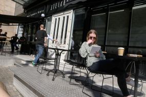 Летняя площадка кафе