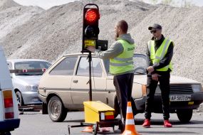 Repair of the road on the highway M-18 Kharkiv-Simferopol