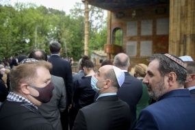 Opening of a symbolic synagogue in Babyn Yar