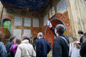 Opening of a symbolic synagogue in Babyn Yar