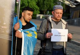 Action in memory of the victims of the deportation of Crimean Tatars