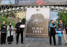 Action in memory of the victims of the deportation of Crimean Tatars