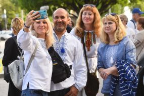 Celebration of the Day of embroidery in Zaporozhye