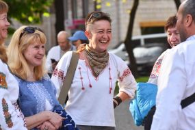 Celebration of the Day of embroidery in Zaporozhye
