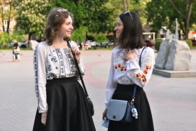 Celebration of the Day of embroidery in Zaporozhye