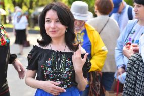 Celebration of the Day of embroidery in Zaporozhye