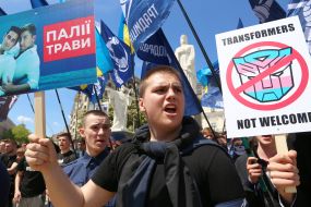 Opponents of the Trans-March in Kiev