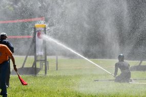 Соревнования по пожарно-прикладному спорту во Львове