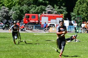 Соревнования по пожарно-прикладному спорту во Львове