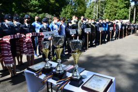 Соревнования по пожарно-прикладному спорту во Львове