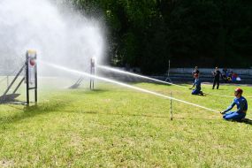 Соревнования по пожарно-прикладному спорту во Львове