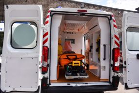 Transfer of new ambulances in Zaporozhye