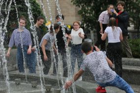 Alumni on Independence Square