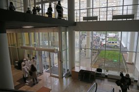 The first center for mass vaccination of the population against COVID-19 was opened in Kyiv