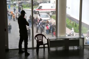 The first center for mass vaccination of the population against COVID-19 was opened in Kyiv