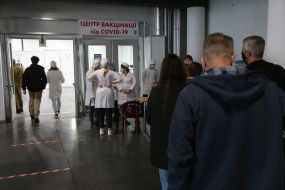 The first center for mass vaccination of the population against COVID-19 was opened in Kyiv