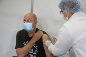 The first center for mass vaccination of the population against COVID-19 was opened in Kyiv