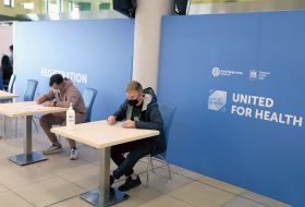 Population vaccination center in Lviv