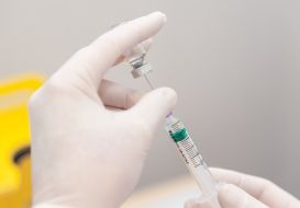 Population vaccination center in Lviv