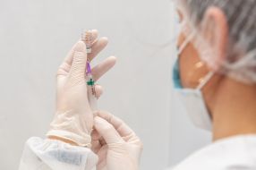 Population vaccination center in Lviv