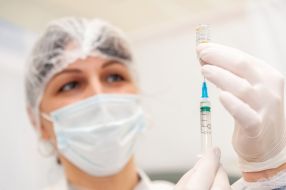 Population vaccination center in Lviv