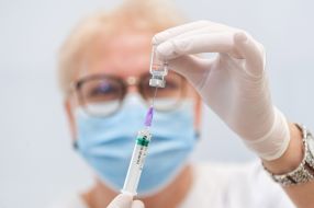 Population vaccination center in Lviv