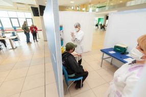 Population vaccination center in Lviv