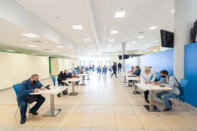 Population vaccination center in Lviv