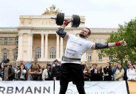 Participants of the Lviv Open Strongman Cup