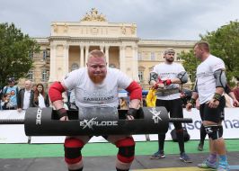 Participants of the Lviv Open Strongman Cup